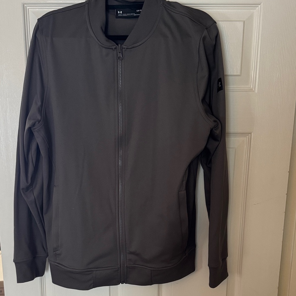 Under Armour Men's Dark Gray Bomber Jacket